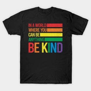 Be Kind Gay Pride LGBT Month T-Shirt